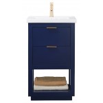 Klein 20" Single Sink Vanity In Blue