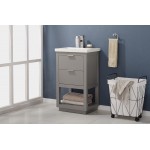 Klein 20" Single Sink Vanity In Gray