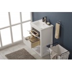 Klein 20" Single Sink Vanity In White