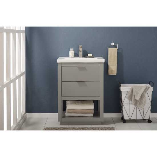 Klein 24" Single Sink Vanity In Gray