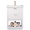 Klein 24" Single Sink Vanity In White