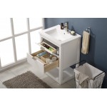 Klein 24" Single Sink Vanity In White