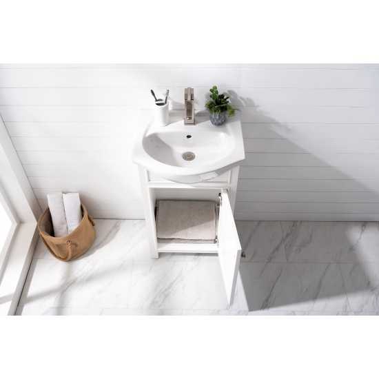 Marian 20" Single Sink Vanity In White