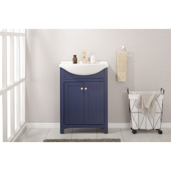 Marian 24" Single Sink Vanity In Blue