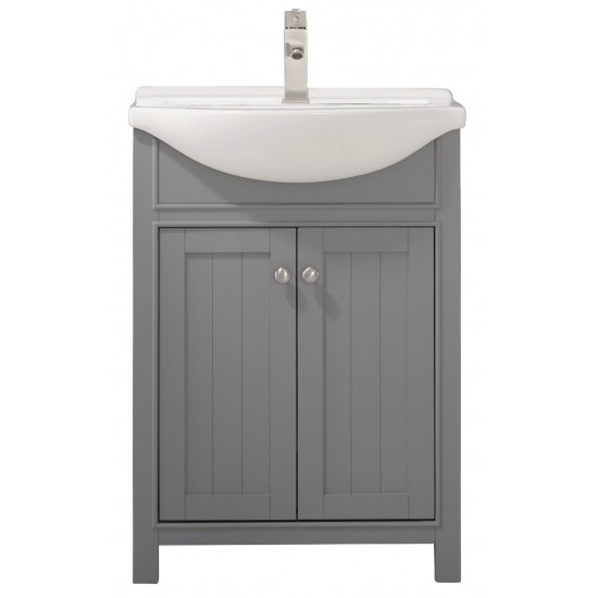 Marian 24" Single Sink Vanity In Gray