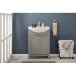 Marian 24" Single Sink Vanity In Gray