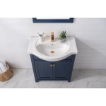 Marian 30" Single Sink Vanity In Blue