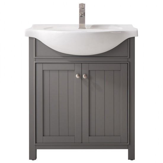 Marian 30" Single Sink Vanity In Gray