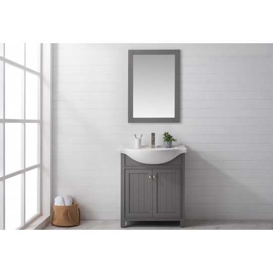 Marian 30" Single Sink Vanity In Gray