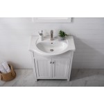 Marian 30" Single Sink Vanity In White