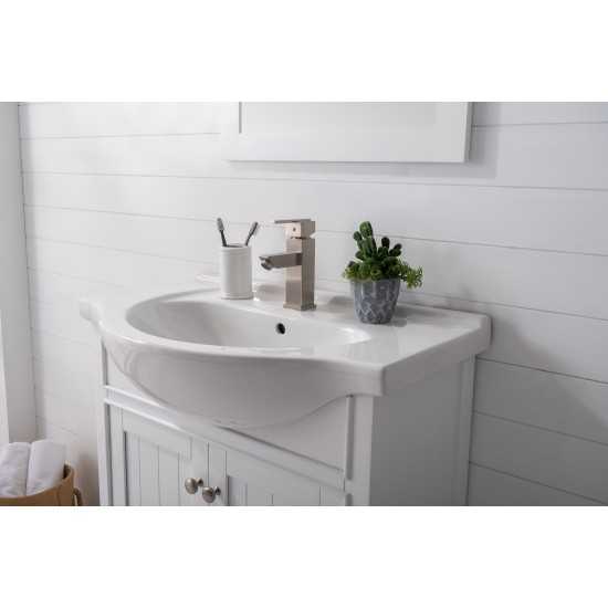 Marian 30" Single Sink Vanity In White