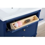 Logan 30" Single Sink Vanity In Blue