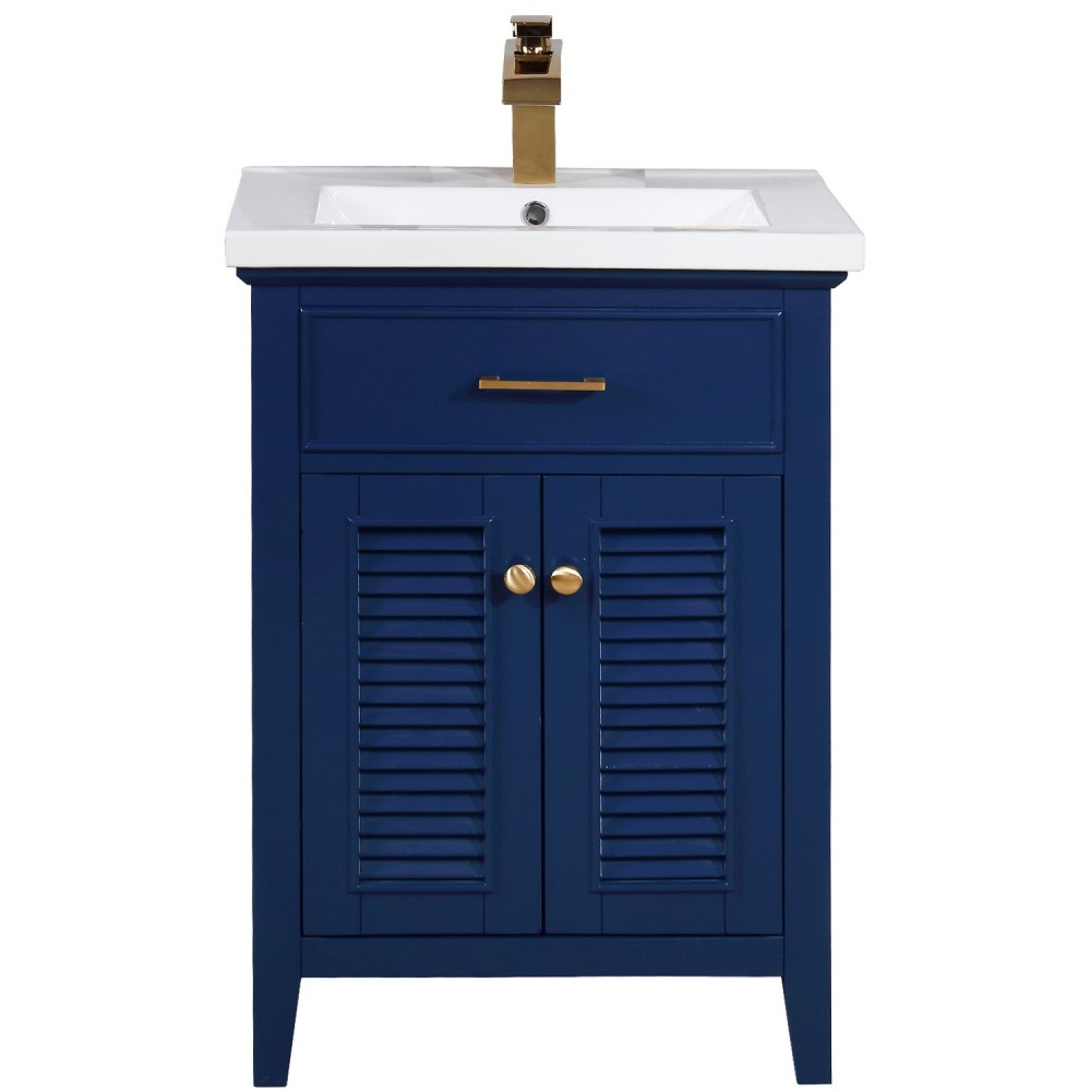 Cameron 24" Single Sink Vanity In Blue