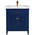 Cameron 30" Single Sink Vanity in Blue