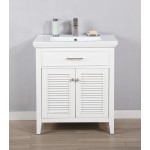 Cameron 30" Single Sink Vanity in White