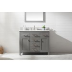 Valentino 42" Single Vanity in Gray