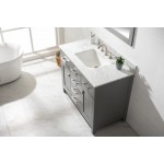 Valentino 42" Single Vanity in Gray