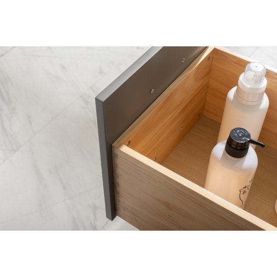 Valentino 42" Single Vanity in Gray
