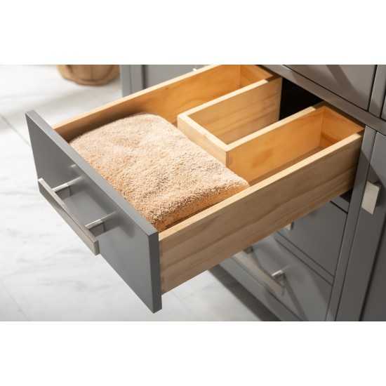 Valentino 42" Single Vanity in Gray
