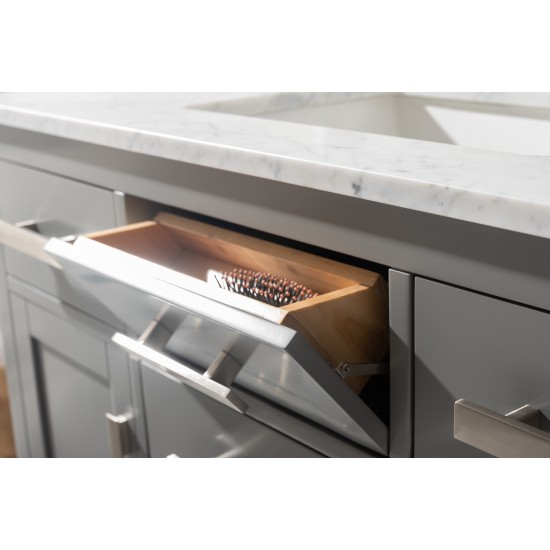 Valentino 42" Single Vanity in Gray