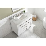 Valentino 42" Single Vanity in White