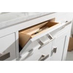 Valentino 42" Single Vanity in White