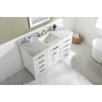 Valentino 54" Single Sink Vanity in White