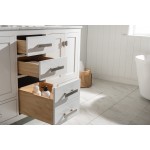 Valentino 60" Double Sink Vanity in White