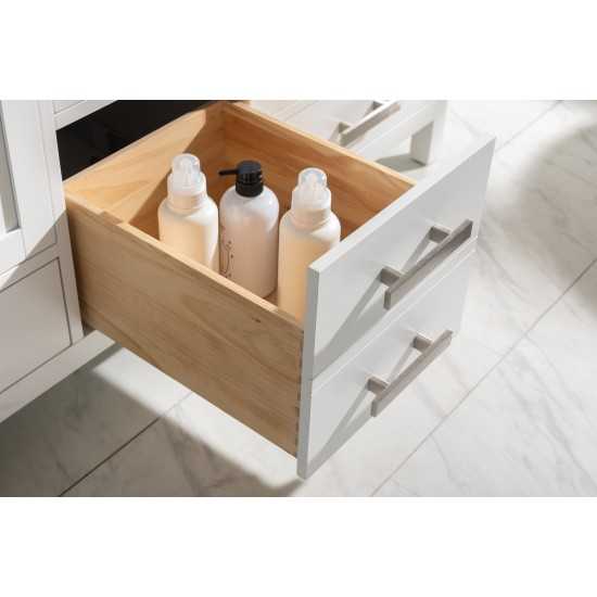 Valentino 60" Double Sink Vanity in White