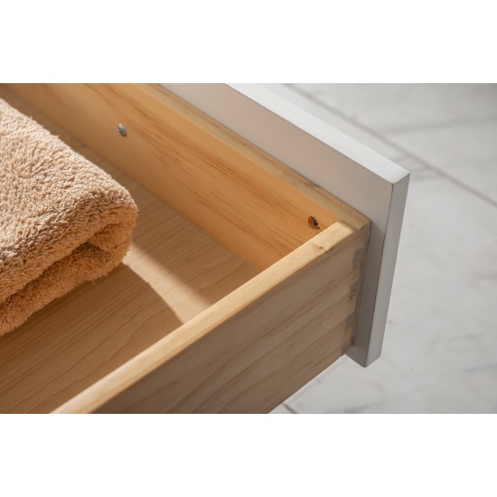 Valentino 60" Double Sink Vanity in White