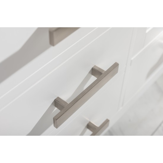 Valentino 60" Double Sink Vanity in White