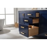 Valentino 72" Double Sink Vanity in Blue