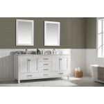 Valentino 72" Double Sink Vanity in White