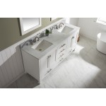Valentino 72" Double Sink Vanity in White