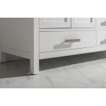 Valentino 72" Double Sink Vanity in White