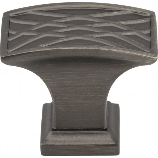 Aberdeen Rectangle Lined Cabinet Knob