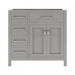 Caroline Parkway 36" Single Cabinet in Cashmere Gray