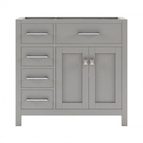 Caroline Parkway 36" Single Cabinet in Cashmere Gray