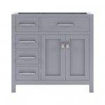 Caroline Parkway 36" Single Cabinet in Gray