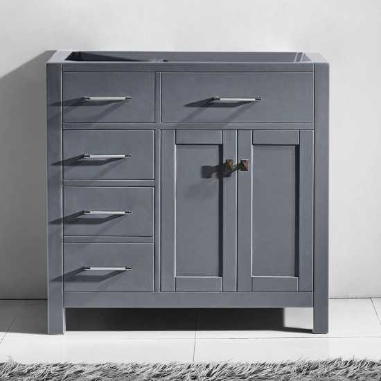 Caroline Parkway 36" Single Cabinet in Gray