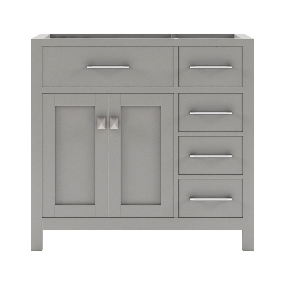 Caroline Parkway 36" Single Cabinet in Cashmere Gray