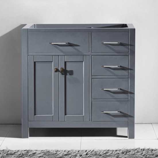 Caroline Parkway 36" Single Cabinet in Gray