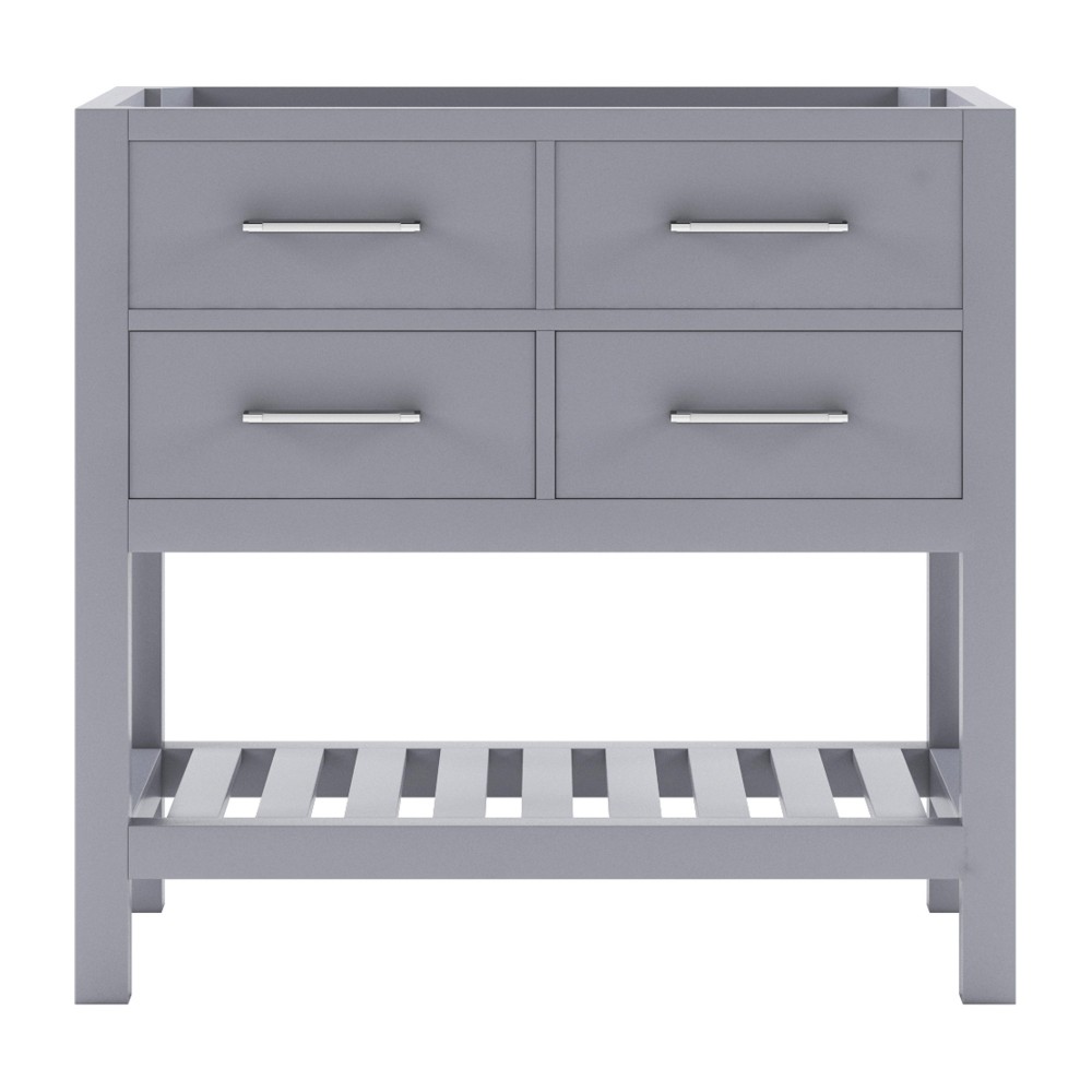 Caroline Estate 36" Single Cabinet in Gray