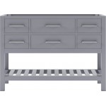 Caroline Estate 48" Single Cabinet in Gray