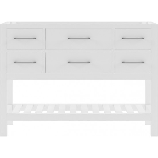 Caroline Estate 48" Single Cabinet in White