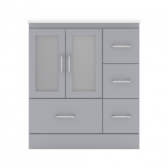 Zola 30" Single Cabinet in Gray