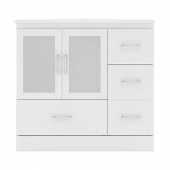 Zola 36" Single Cabinet in White