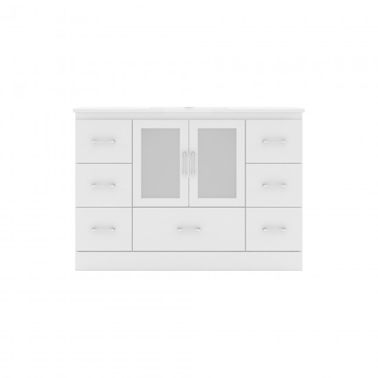 Zola 48" Single Cabinet in White