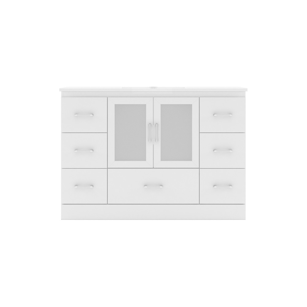 Zola 48" Single Cabinet in White