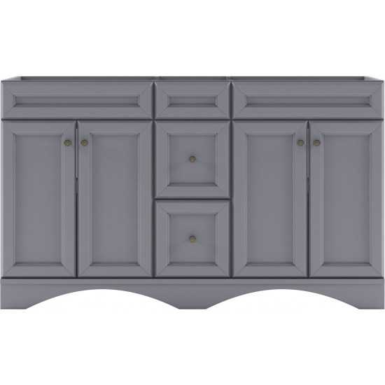 Talisa 60" Double Cabinet in Gray